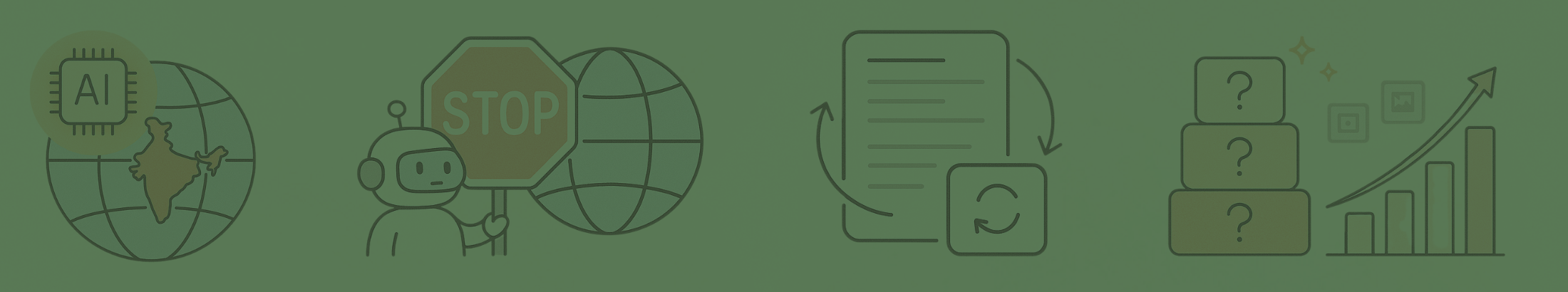 4 graphic representations of major updates from Mid-July